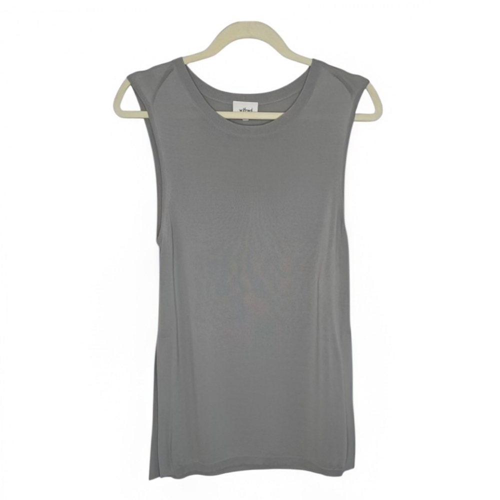 Wilfred by Aritzia Sleeveless Knit Tank/Allant Silhouette Top